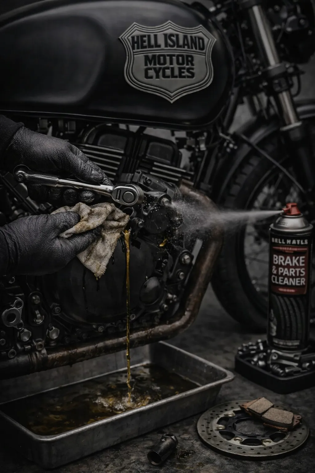 hell-island-motorcycles_werkstatt-oelverlust