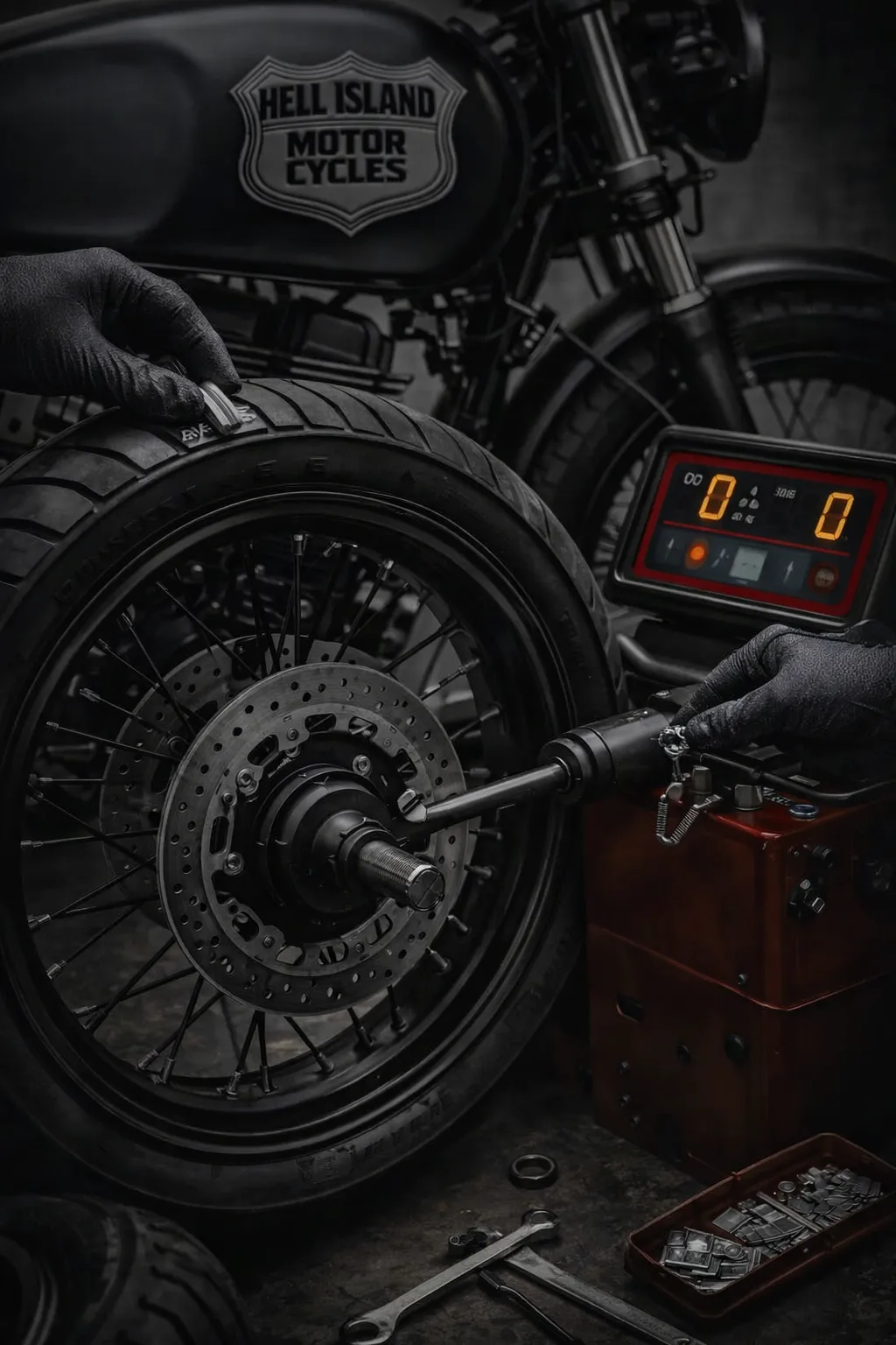 hell-island-motorcycles_werkstatt-reifenwechsel